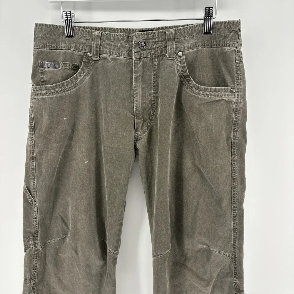Kuhl Revolvr Pants Men 32X30 Brown Patina Dye Hiking Work Utility